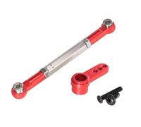 Biella RC Per MJX Per HYPER GO H12Y 1/12 Braccio Servo Metallo Per Auto Telecomandata Parti Vulnerabili Accessori Per L'aggiornamento Delle Operazioni(Red)