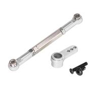Biella RC Per MJX Per HYPER GO H12Y 1/12 Braccio Servo Metallo Per Auto Telecomandata Parti Vulnerabili Accessori Per L'aggiornamento Delle Operazioni(Silver)