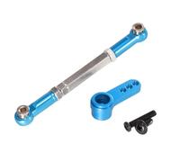 Biella RC Per MJX Per HYPER GO H12Y 1/12 Braccio Servo Metallo Per Auto Telecomandata Parti Vulnerabili Accessori Per L'aggiornamento Delle Operazioni(Blue)