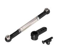 Biella RC Per MJX Per HYPER GO H12Y 1/12 Braccio Servo Metallo Per Auto Telecomandata Parti Vulnerabili Accessori Per L'aggiornamento Delle Operazioni(Black)