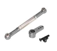 Biella RC Per MJX Per HYPER GO H12Y 1/12 Braccio Servo Metallo Per Auto Telecomandata Parti Vulnerabili Accessori Per L'aggiornamento Delle Operazioni(Gray)