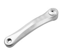 Biella Sinistro Alluminio 170mm Argento Asse Rombo per Bici Bike