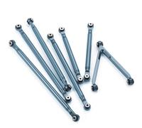 Biella Tirante RC Compatibile Con Axial Per SCX24 AXI00005 Parti Di Aggiornamento Per Auto Cingolate RC 1/24 Kit Barra Di Collegamento In Lega Di Alluminio Con Testa A Sfera
