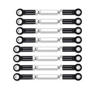 Biella Tirante RC Compatibile Con MN D90 D91 D96 D99S MN99S MN90 1/16 RC Parti Di Aggiornamento Per Auto 8x Interasse Sterzo Asta Di Collegamento Set Parti RC Link Linkage(Black)