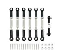 Biella Tirante RC Per Traxxas Per Slash 4X4 Per VXL 2WD Per Rustler Per Stampede Per Hoss 1/10 Tenditori Camber Link Rod Linkage Set Ricambi Per Auto RC(Black)