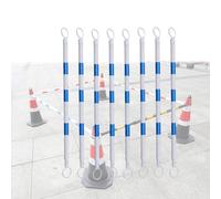 Bielle di collegamento for coni stradali riflettenti portatili - Barriere interbloccate for la gestione di cantieri e eventi(Blue-white,8pcs)