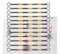 Bielle di collegamento for coni stradali riflettenti portatili - Barriere interbloccate for la gestione di cantieri e eventi(Yellow-black,12pcs)