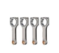 Bielle H-Beam da 4 pezzi per motori Civic D16 D16A D16Z6, lunghezza da centro a centro da 5,394 pollici, acciaio 4340 forgiato