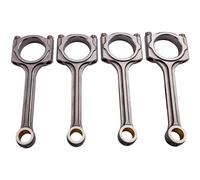 4x Steel X-Beam Forged Connecting Rods Bielle for Honda Fit/Jazz GK5 2014 5.61"