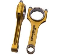 Bielle Titanizzate H-Beam con Bulloni ARP 2000 per Fiat 500 2 Cilindri 5.118"