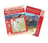 Biellese Nord Ovest, valli Elvo, Oropa, Cervo. Con mappa escursionistica 1:25000. Ediz. italiana, francese e inglese