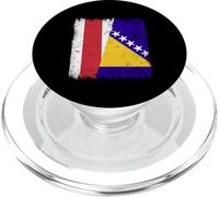 Bielorussia libera Bosnia ed Erzegovina mezza bandiera PopSockets PopGrip per MagSafe