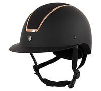 Bieman de Haas BR - Casco da equitazione Omega Painted Glitter Black/Rose (58/60)
