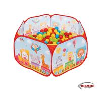 Biemme - Box pieghevole con 120 palline colorate