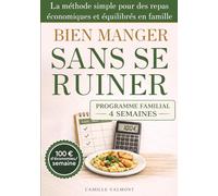 BIEN MANGER SANS SE RUINER: La méthode simple pour des repas économiques et équilibrés en famille