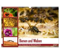 Bienen und Waben (Wandkalender 2027 DIN A3 quer), CALVENDO Monatskalender
