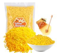 Bienenwachs Biologico 100% Puro, 1kg Pastiglie per Cosmetici Fai da Te, Candelieri, Saponi - Facile da Usare per Cera Alimentare e Lucidare il Legno