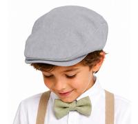 Bienzoe Ragazzi Panettiere Cappello Grigio 4/5