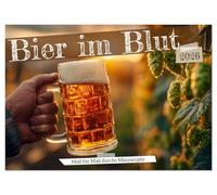 Bier im Blut - Maß für Maß durchs Männerjahr (Wandkalender 2026 DIN A4 quer), CALVENDO Monatskalender: Bier-Kalender für echte Männer: Maßkrug, Hopfen ... Kollegen. Maß für Maß durchs Bierjahr!