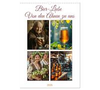Bier-Liebe Von den Ahnen zu uns (Wandkalender 2026 DIN A3 hoch), CALVENDO Monatskalender: Das traditionsreiche Getränk über Jahrhunderte begleitet