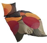 Bierbaum 6155_09 Lenzuola in satin di cotone makò, copripiumino 155 x 220 cm e federe 80 x 80 cm, colore: Cacao