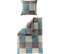 Bierbaum Biancheria da letto 6277 in pregiato castoro, prodotta in Germania, moka 04, 135 x 200 cm