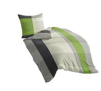 Bierbaum, Biancheria da Letto in Raso, Multicolore (Mehrfarbig), 155 x 220 cm