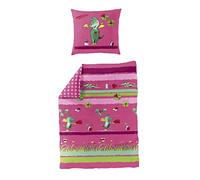 Bierbaum, Tabaluga, Set di Biancheria da Letto, in Cotone, Cotone, Pink, 135 x 200 cm