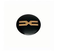 BIESL 4 Pezzi Auto Coprimozzo Stickers per Dacia Duster 2 3 2018-2024 2025, Autoadesivo Impermeabili Antipolvere Adesivo Copricerchi Auto Tuning Accessori,Gold-56mm