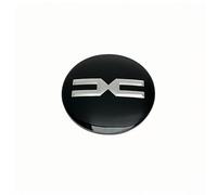 BIESL 4 Pezzi Auto Coprimozzo Stickers per Dacia Duster 2 3 2018-2024 2025, Autoadesivo Impermeabili Antipolvere Adesivo Copricerchi Auto Tuning Accessori,Silver-56mm