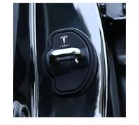 BIESL 4 Pezzi Copertura Serratura Portiera Dell'auto per Tesla Model 3 Highland, Assorbimento Silenzioso degli Urti Copertura della Serratura della Porta