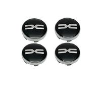 BIESL 4 Pezzi Copri Ruota per Dacia Duster 2010-2021 2022 2023 2024 2025, Impermeabili Antipolvere Centrale Coprimozzo Copriruota ABS Centrale Pneumatici Copertura Decorazione,56mm-Silver