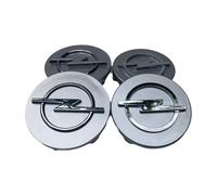 BIESL 4 Pezzi Copri Ruota per Opel Astra K Estate (ST) 2015-2021, Impermeabili Antipolvere Centrale Coprimozzo Copriruota ABS Centrale Pneumatici Copertura Decorazione,Silver-54mm