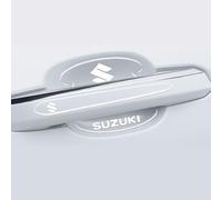 BIESL 8 Pezzi Adesivi Maniglia Protezione Auto per Suzuki S-Cross SX4 S Cross, autoadesiva AntiGraffio Pellicola Protettiva della portiera dell'auto Maniglia