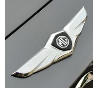 BIESL Adesivi Auto per MG ZS/EZS SUV 2017-2025, Corpo Logo Emblema Insignia Paraurti Auto Adesivo Decorativo Badge Stemmi Sticker Auto Styling Accessori,Black