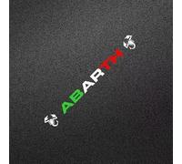BIESL Adesivo Parabrezza Anteriore Auto per Abarth Fiat 500 Abarth 595 Abarth 124 Spider, Resistente Decolorazione Auto Anteriore Finestra Parabrezza Decal Adesivo Copertura,A