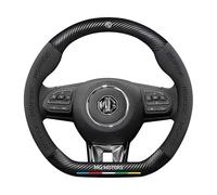BIESL Coprivolante Auto per MG HS 2017-2025, Antiscivolo e Traspirante Copri Manubrio Durevole Decorazione Copristerzo Auto Interno Accessori,D