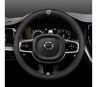 BIESL Coprivolante Auto per Volvo XC-40 XC-60 XC-70 XC-90 ab 2023, Antiscivolo e Traspirante Copri Manubrio Durevole Decorazione Copristerzo Auto Interno Accessori,Black