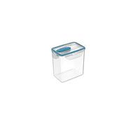 Biesse Kappa Contenitore Ermetico con 4 Alette con Valvola, Azzurro, 11.3 x 7.5 x 11