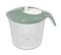 Biesse P636/18, centrifuga per insalata, erbe, verdure... centrifuga facile e veloce, ingombro ridotto, plastica, verde mandorla, 3l