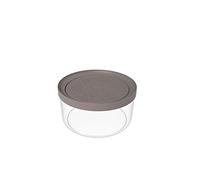 BIESSE PI 410/20-Contenedor hermético, Marrón, 22 x 22 x 10 cm Contenitore Multiuso per Alimenti, Tortora, 22 x 22 x 14 cm