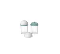 BIESSE Pin-Up Dosaformaggio con Coperchio Salvafreschezza, Verde Acqua, 8.5 x 8.5 x 13.5 cm