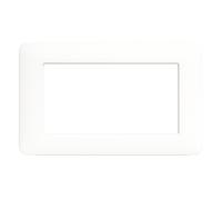 Biesse Placca modulare bianca compatibile con BTicino Matix - CONFEZIONE: 1 pz., Numero Posti: 6 Moduli