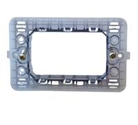 BIESSE Supporto per Placche Compatibili con BTicino Matix diverse Modulazioni - CONFEZIONE: 1 pz., Numero Posti: 3 posti