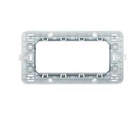 BIESSE Supporto per Placche Compatibili con BTicino Matix diverse Modulazioni - CONFEZIONE: 1 pz., Numero Posti: 4 posti