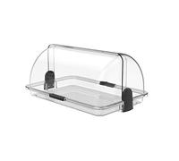 BIESSE Vetrinetta Contenitore per Alimenti, Trasparente, 38cmx26cmx17cm
