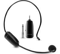 Bietrun WXM01 Cuffia con microfono wireless, sistema wireless UHF