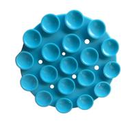 bifacciale - Cuscinetti antiscivolo rotondi in silicone, diametro 70 mm | Attributi del materiale di aspirazione flessibile e resistente che garantiscono una presa sicura, stabilità, durata, u