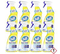 Biff Pulitore Per Bagno Totale Contro Il Calcare E Lo Sporco 750ml 8 Pezzi