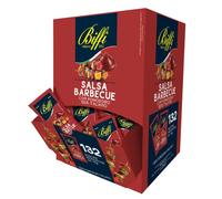 Biffi - Salsa Barbecue con pomodoro 100% Italiano - Leggermente piccante - Monodose - 132 bustine monoporzione da 10 g